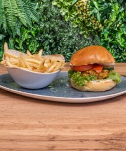 VEGGIE HALLOUMI MIT POMMES