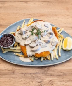 CHAMPIGNON-RAHM SCHNITZEL